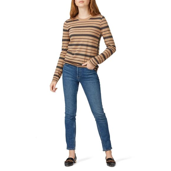 Tory Burch Striped Madeline Pullover - Picture 1 of 13